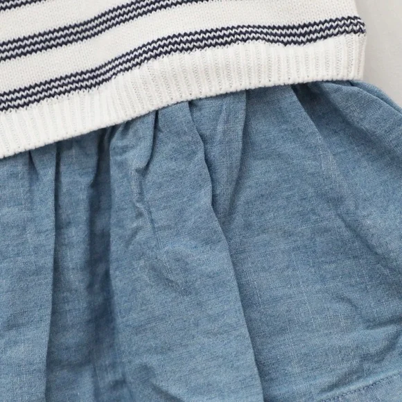 Set of 2 Baby Gap tops 1 Joe Fresh dress baby girl infant 12-18 toddler striped - Picture 13 of 13